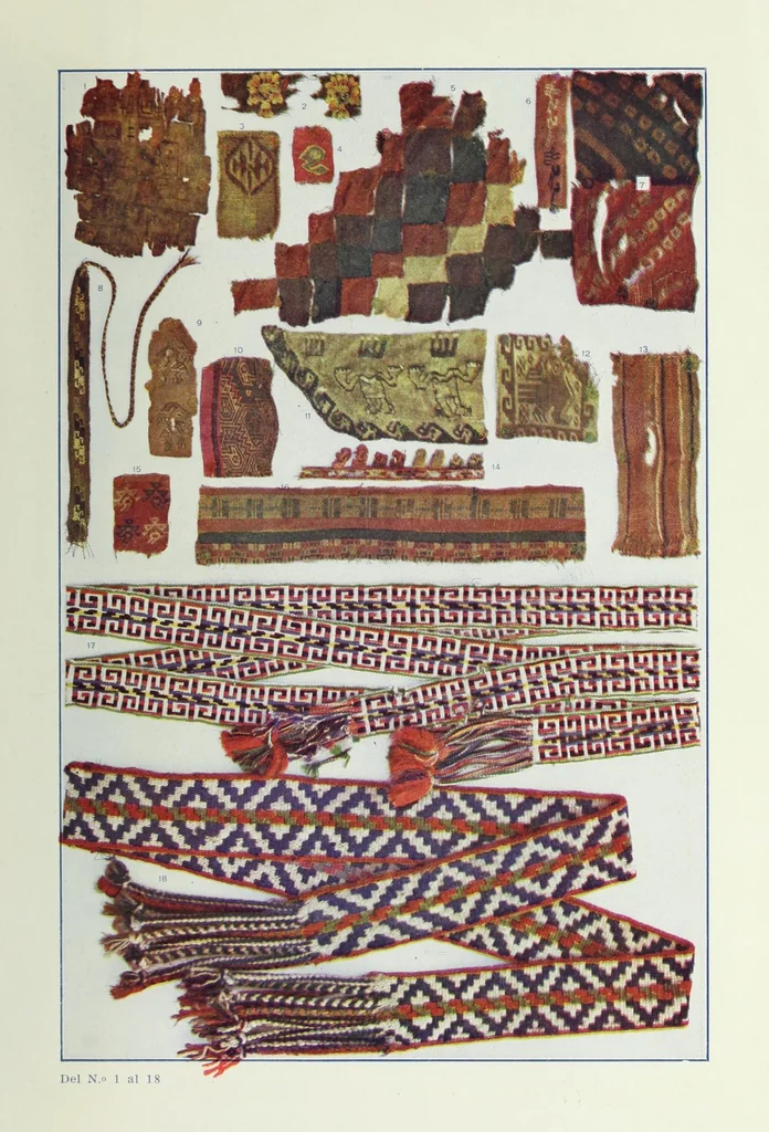 An illustration from Alfombras - tapices i tejidos criollos, 1916, leaf 73