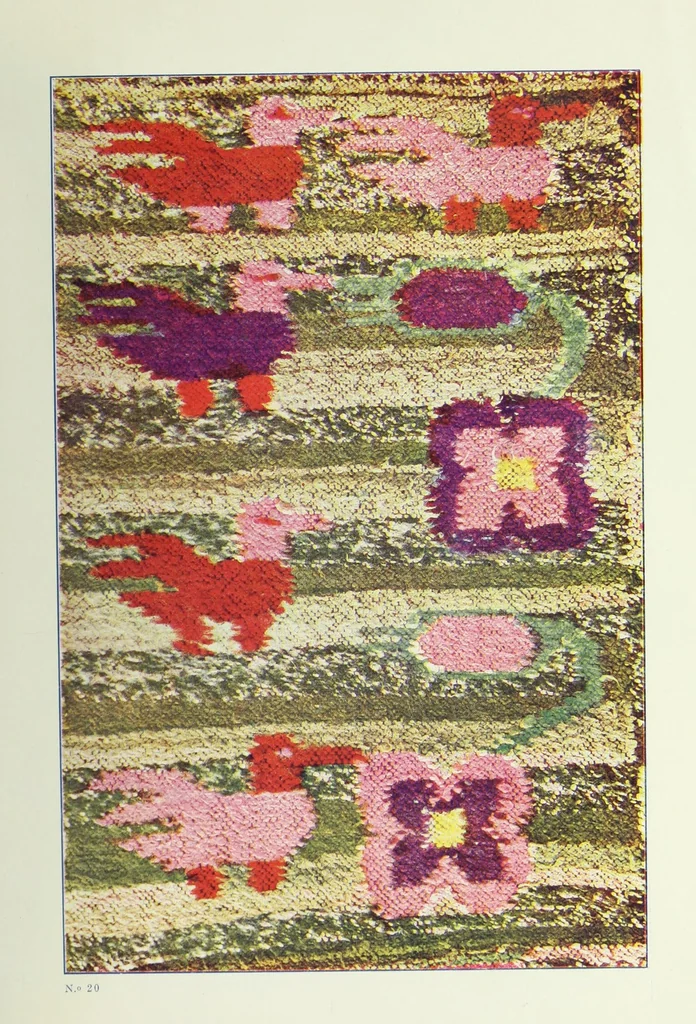 An illustration from Alfombras - tapices i tejidos criollos, 1916, leaf 77