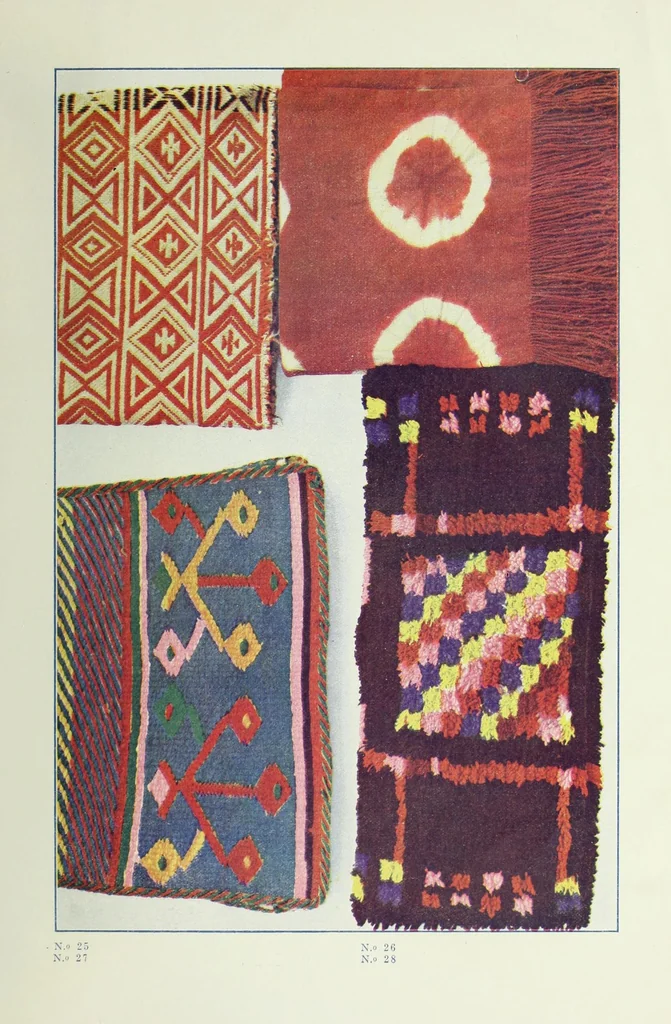 An illustration from Alfombras - tapices i tejidos criollos, 1916, leaf 87