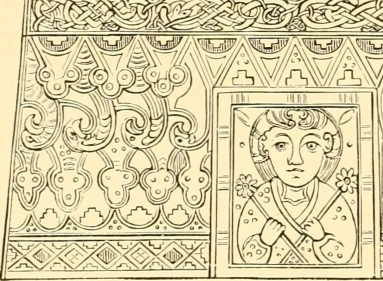 An illustration from The Alfred jewel: an historical essay, 1901, leaf 113