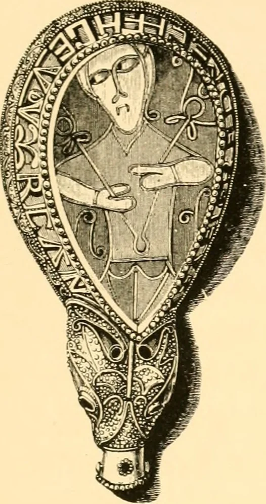An illustration from The Alfred jewel: an historical essay, 1901, leaf 214