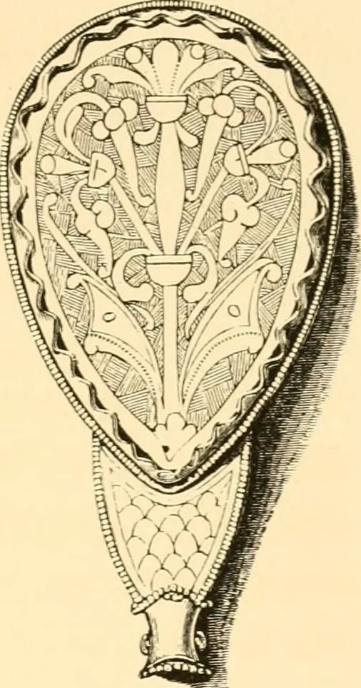 An illustration from The Alfred jewel: an historical essay, 1901, leaf 214