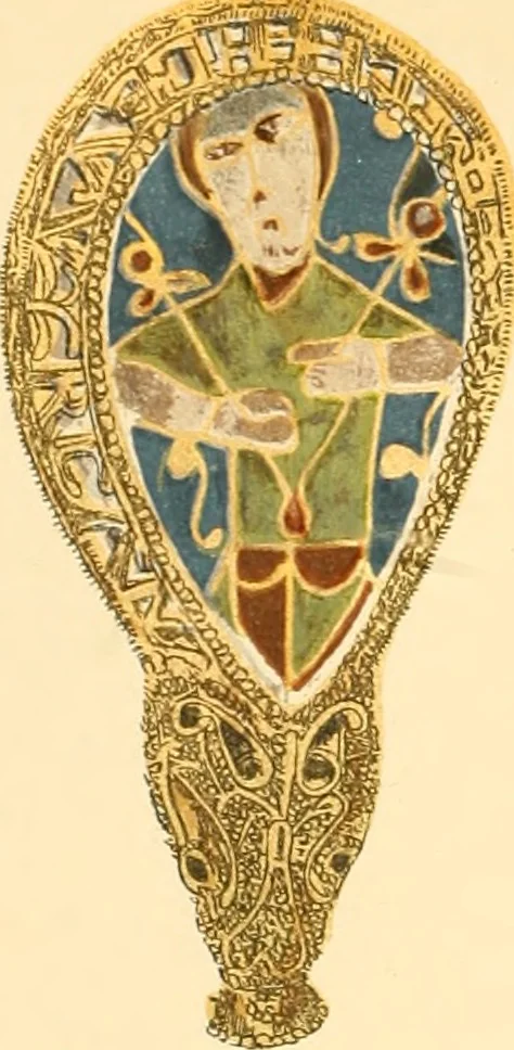 An illustration from The Alfred jewel: an historical essay, 1901, leaf 7