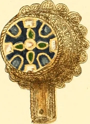 An illustration from The Alfred jewel: an historical essay, 1901, leaf 79