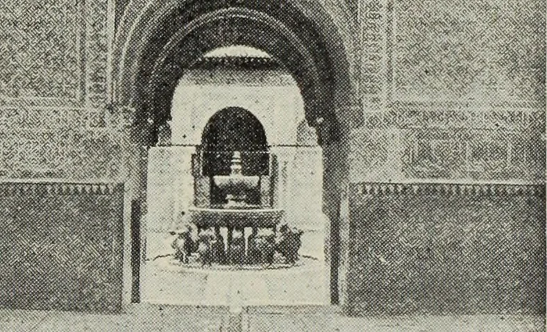 An illustration from The Alhambra, being a brief record of the Arabian conquest of the Peninsula, 1907, leaf 130