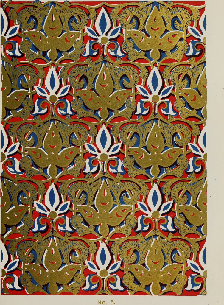 An illustration from The Alhambra, being a brief record of the Arabian conquest of the Peninsula, 1907, leaf 168