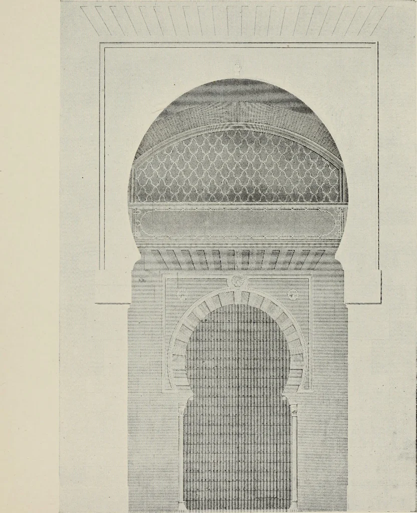 An illustration from The Alhambra, being a brief record of the Arabian conquest of the Peninsula, 1907, leaf 248