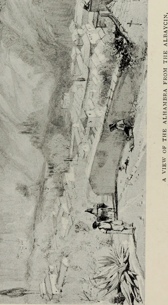 An illustration from The Alhambra, being a brief record of the Arabian conquest of the Peninsula, 1907, leaf 272