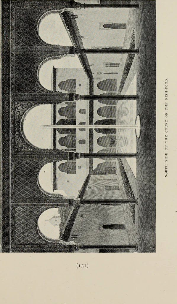 An illustration from The Alhambra, being a brief record of the Arabian conquest of the Peninsula, 1907, leaf 278