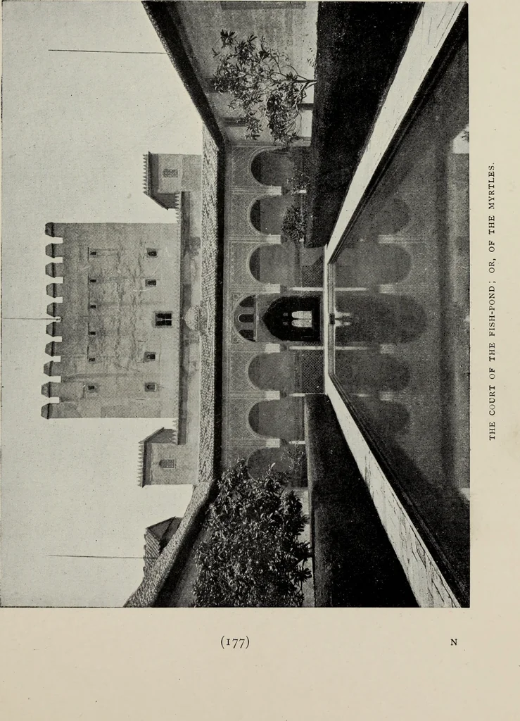 An illustration from The Alhambra, being a brief record of the Arabian conquest of the Peninsula, 1907, leaf 320