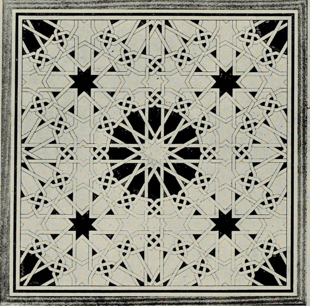 An illustration from The Alhambra, being a brief record of the Arabian conquest of the Peninsula, 1907, leaf 339