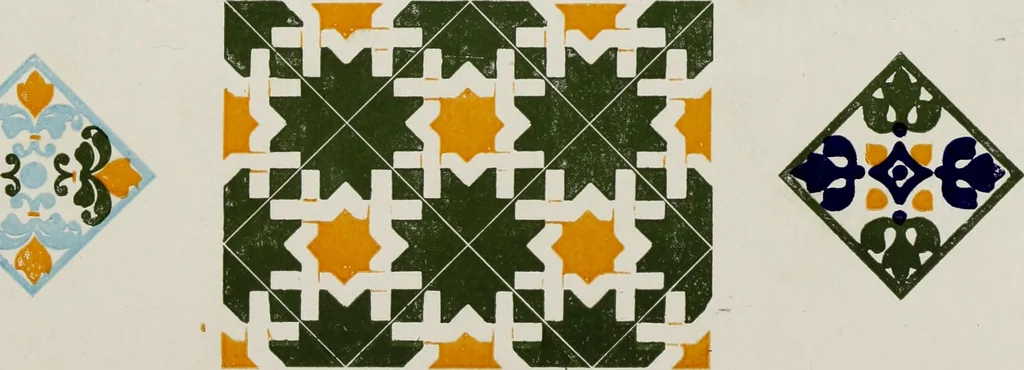 An illustration from The Alhambra, being a brief record of the Arabian conquest of the Peninsula, 1907, leaf 360