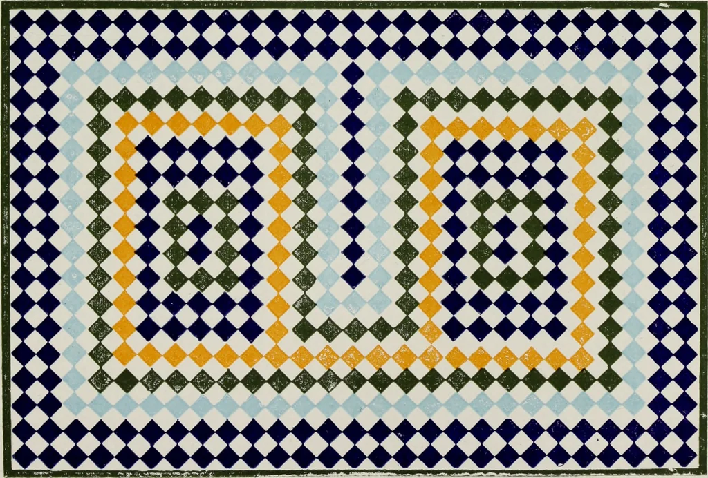 An illustration from The Alhambra, being a brief record of the Arabian conquest of the Peninsula, 1907, leaf 362
