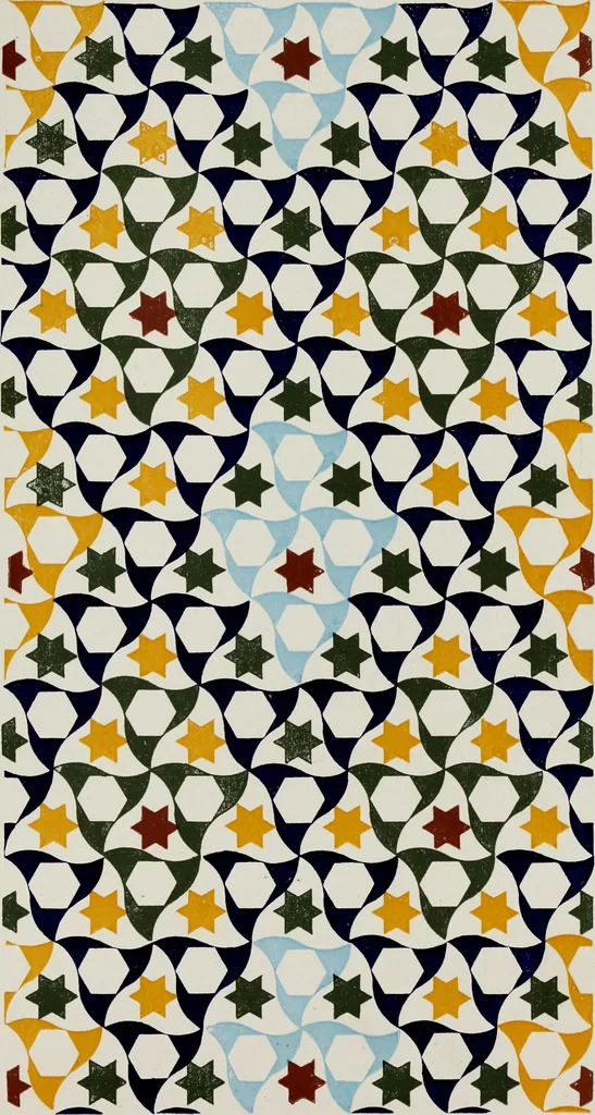 An illustration from The Alhambra, being a brief record of the Arabian conquest of the Peninsula, 1907, leaf 364