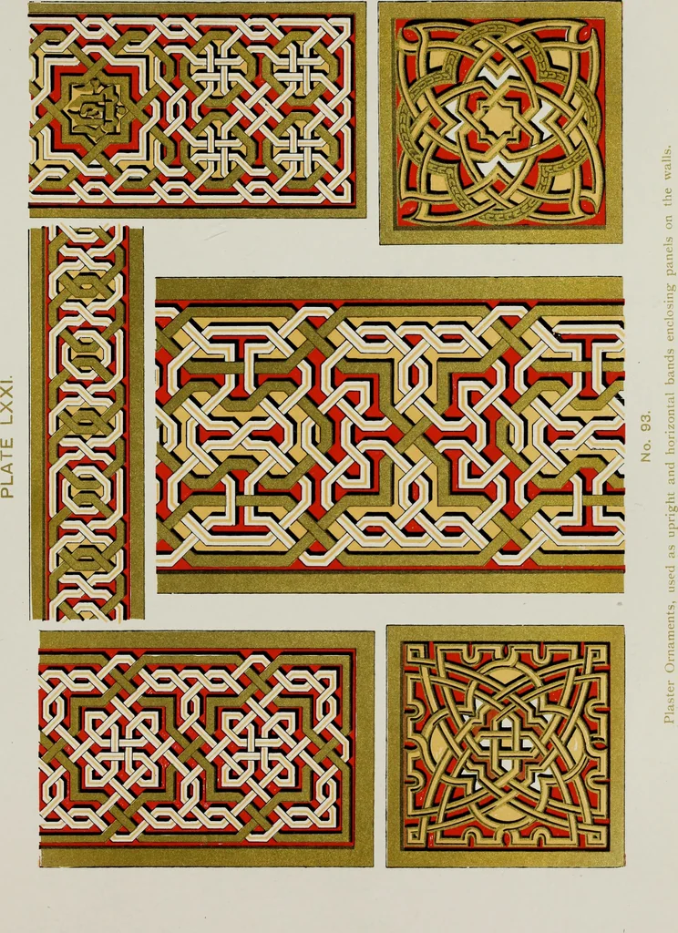 An illustration from The Alhambra, being a brief record of the Arabian conquest of the Peninsula, 1907, leaf 458