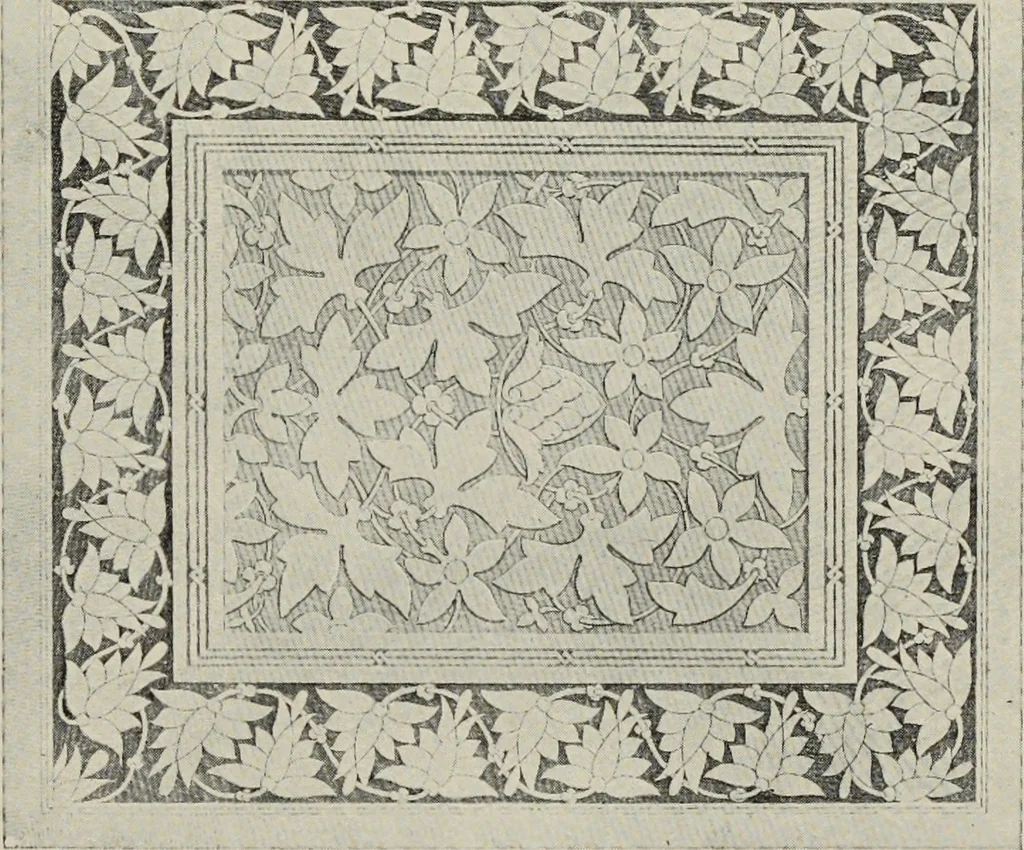 An illustration from The Alhambra, being a brief record of the Arabian conquest of the Peninsula, 1907, leaf 46