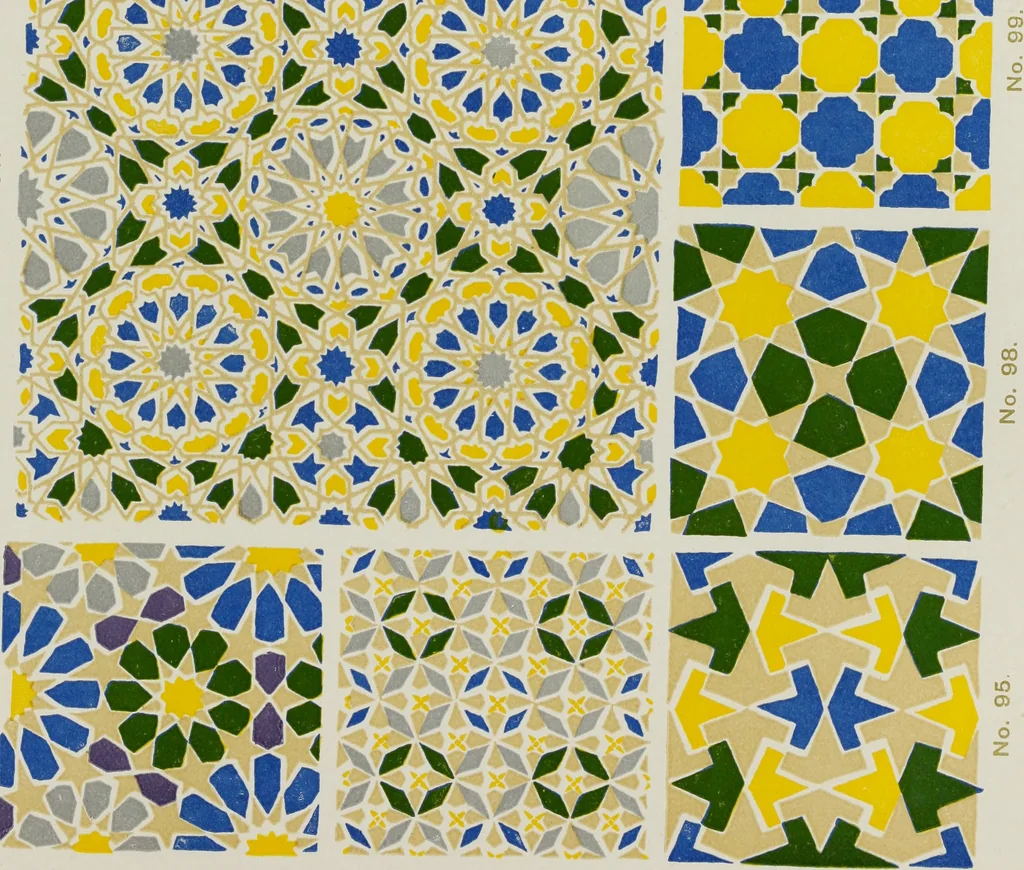 An illustration from The Alhambra, being a brief record of the Arabian conquest of the Peninsula, 1907, leaf 460