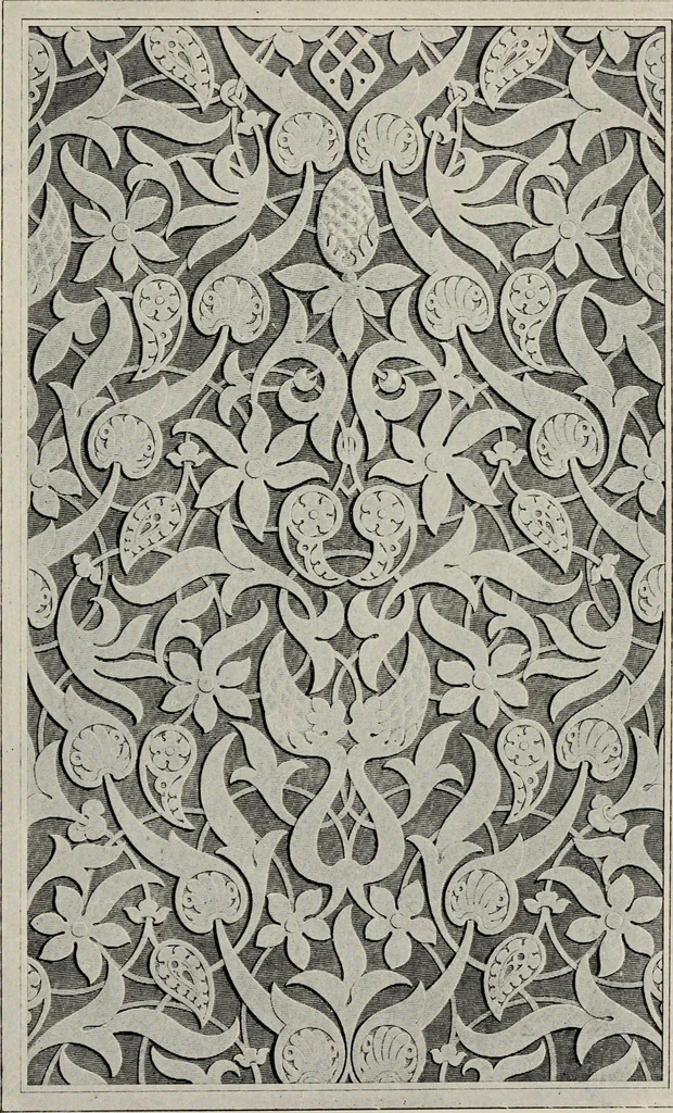 An illustration from The Alhambra, being a brief record of the Arabian conquest of the Peninsula, 1907, leaf 474