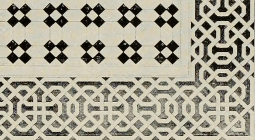 An illustration from The Alhambra, being a brief record of the Arabian conquest of the Peninsula, 1907, leaf 528