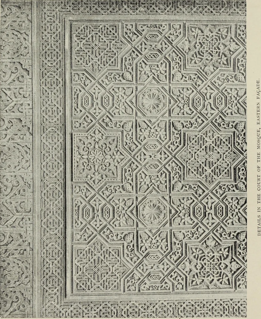 An illustration from The Alhambra, being a brief record of the Arabian conquest of the Peninsula, 1907, leaf 546