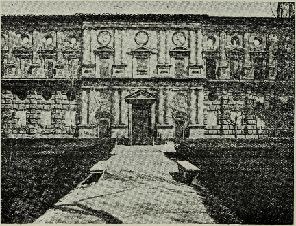 An illustration from The Alhambra, being a brief record of the Arabian conquest of the Peninsula, 1907, leaf 589