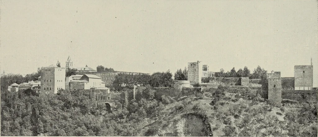 An illustration from The Alhambra, being a brief record of the Arabian conquest of the Peninsula, 1907, leaf 66