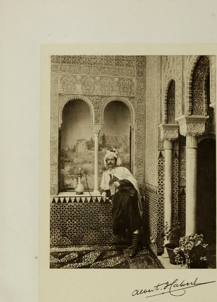 An illustration from The Alhambra, being a brief record of the Arabian conquest of the Peninsula, 1907, leaf 7
