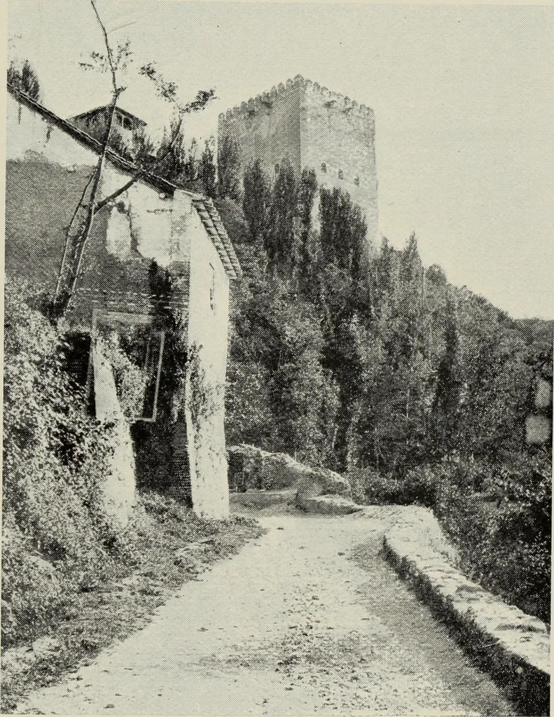 An illustration from The Alhambra, being a brief record of the Arabian conquest of the Peninsula, 1907, leaf 70