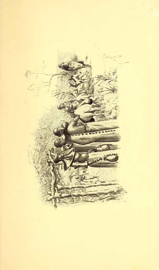 An illustration from Ali Moçambique : Bilder aus dem Leben eines schwarzen Fabeldichters, 1922, leaf 101