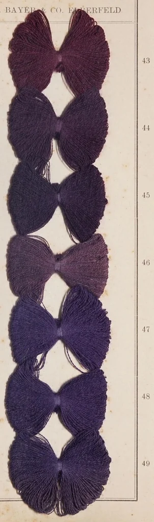 An illustration from Alizarinfarben auf Baumwollgarn., 1900, leaf 13