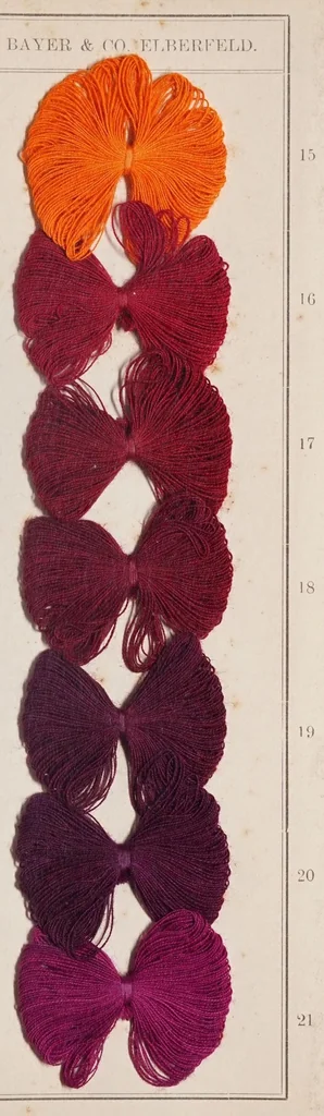 An illustration from Alizarinfarben auf Baumwollgarn., 1900, leaf 9