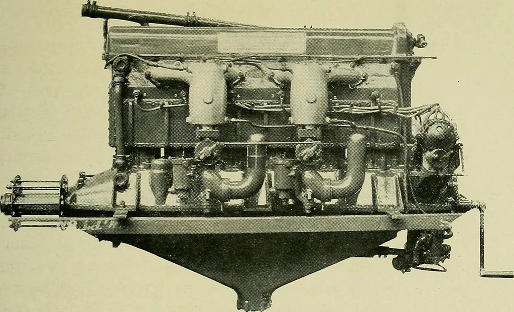 An illustration from All about aircraft of today, 1919, leaf 156