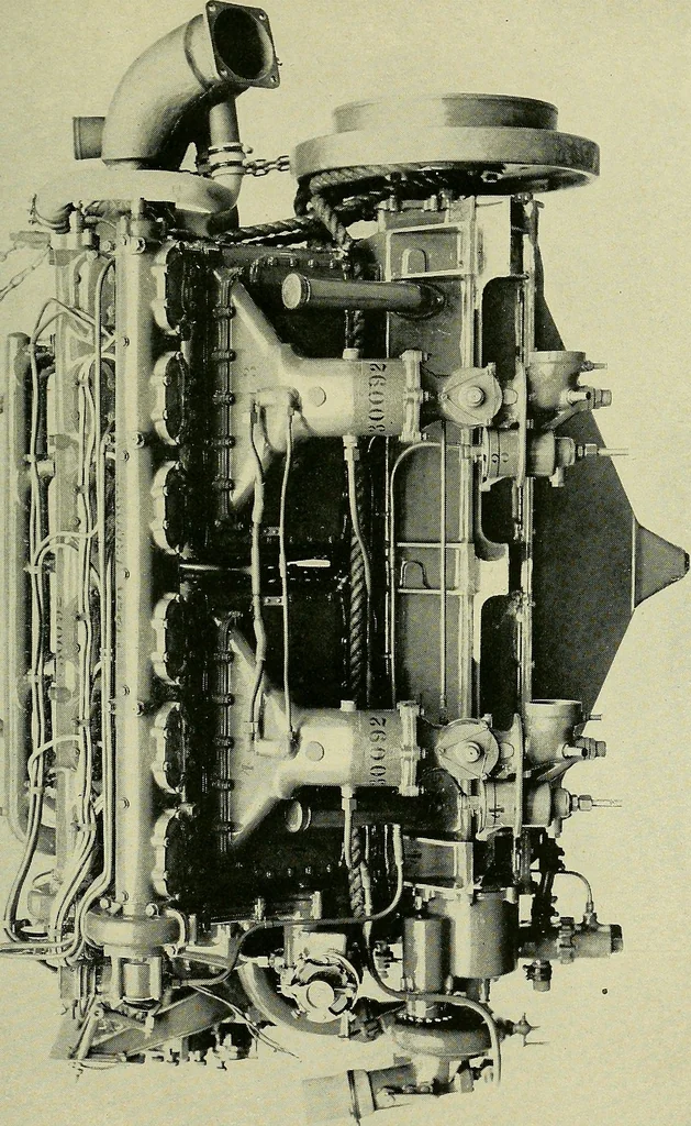 An illustration from All about aircraft of today, 1919, leaf 176
