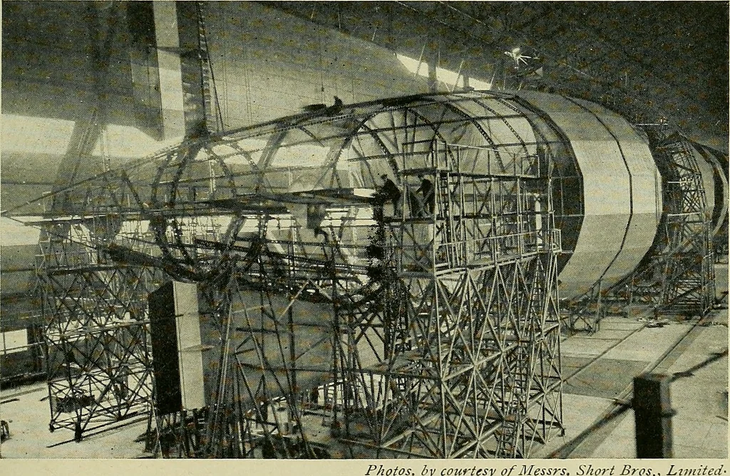 An illustration from All about aircraft of today, 1919, leaf 196