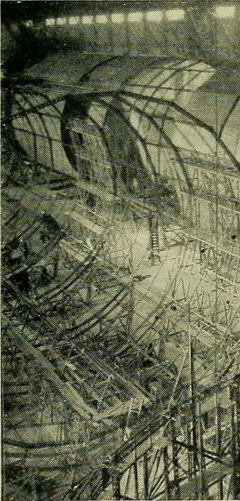 An illustration from All about aircraft of today, 1919, leaf 204