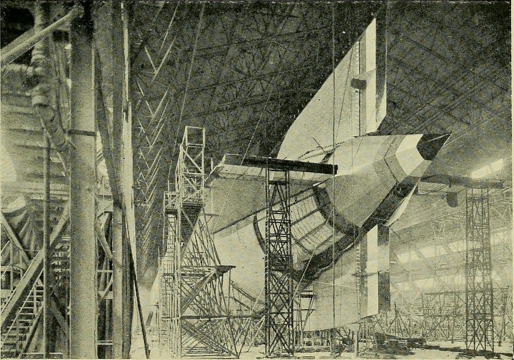 An illustration from All about aircraft of today, 1919, leaf 210