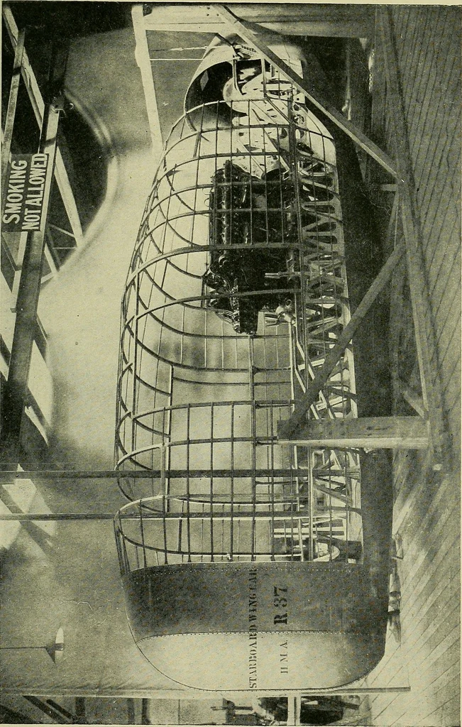 An illustration from All about aircraft of today, 1919, leaf 218