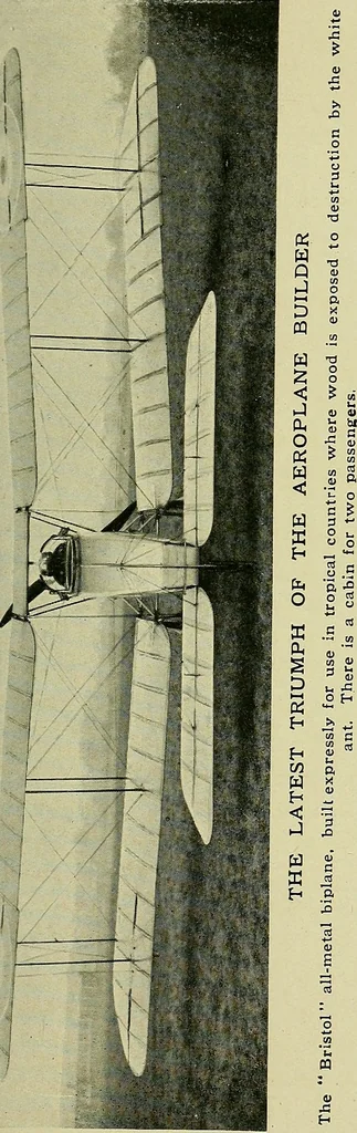 An illustration from All about aircraft of today, 1919, leaf 276
