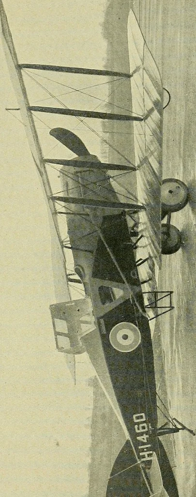 An illustration from All about aircraft of today, 1919, leaf 276