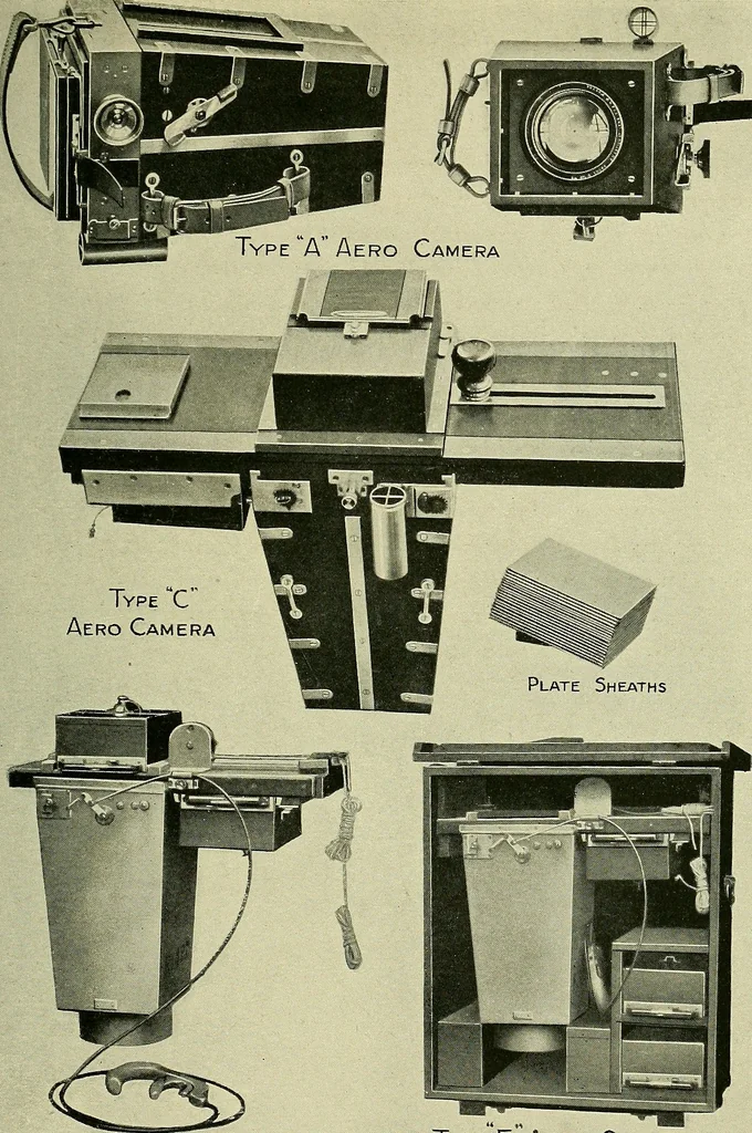 An illustration from All about aircraft of today, 1919, leaf 378