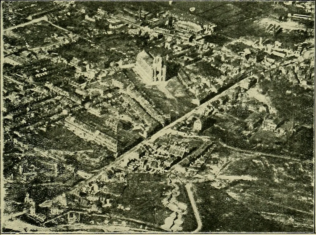 An illustration from All about aircraft of today, 1919, leaf 390