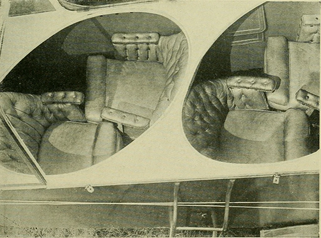 An illustration from All about aircraft of today, 1919, leaf 408