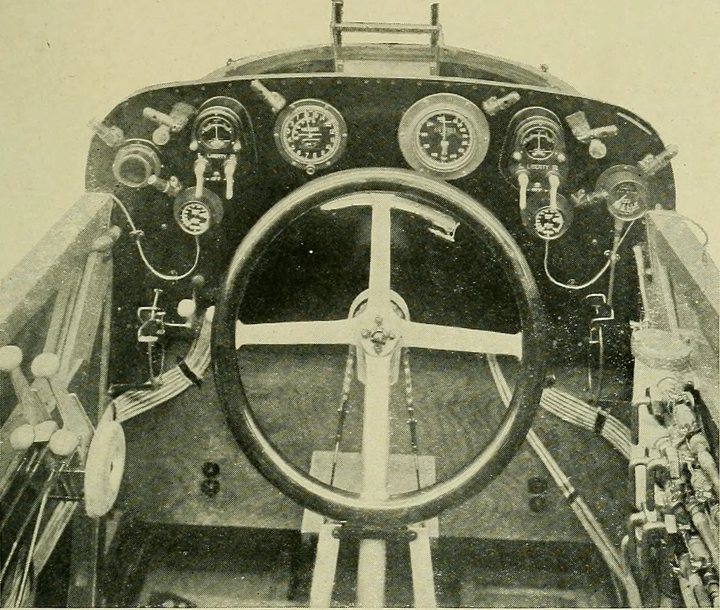 An illustration from All about aircraft of today, 1919, leaf 428