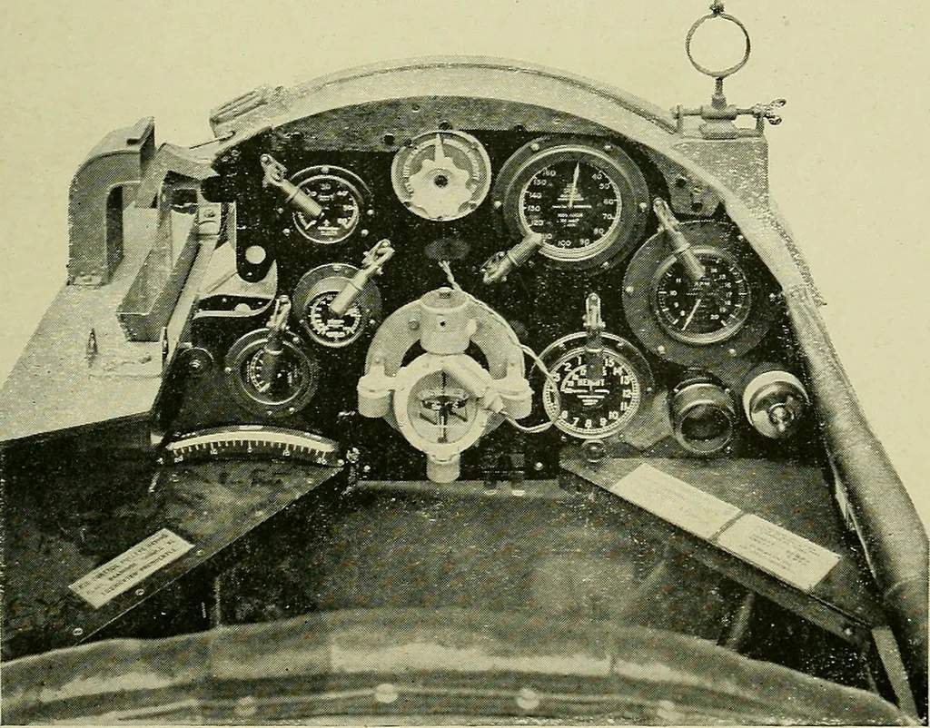 An illustration from All about aircraft of today, 1919, leaf 428