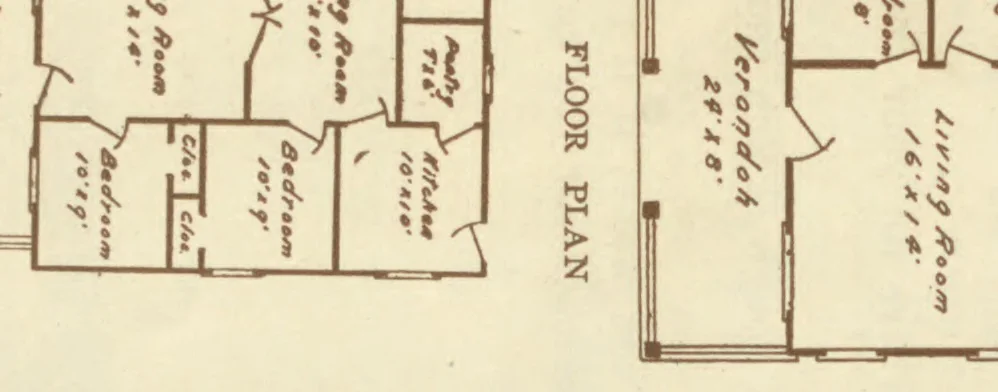 An illustration from Alladin homes : complete cities or single homes : catalogue no. 15. --, 1919, leaf 81