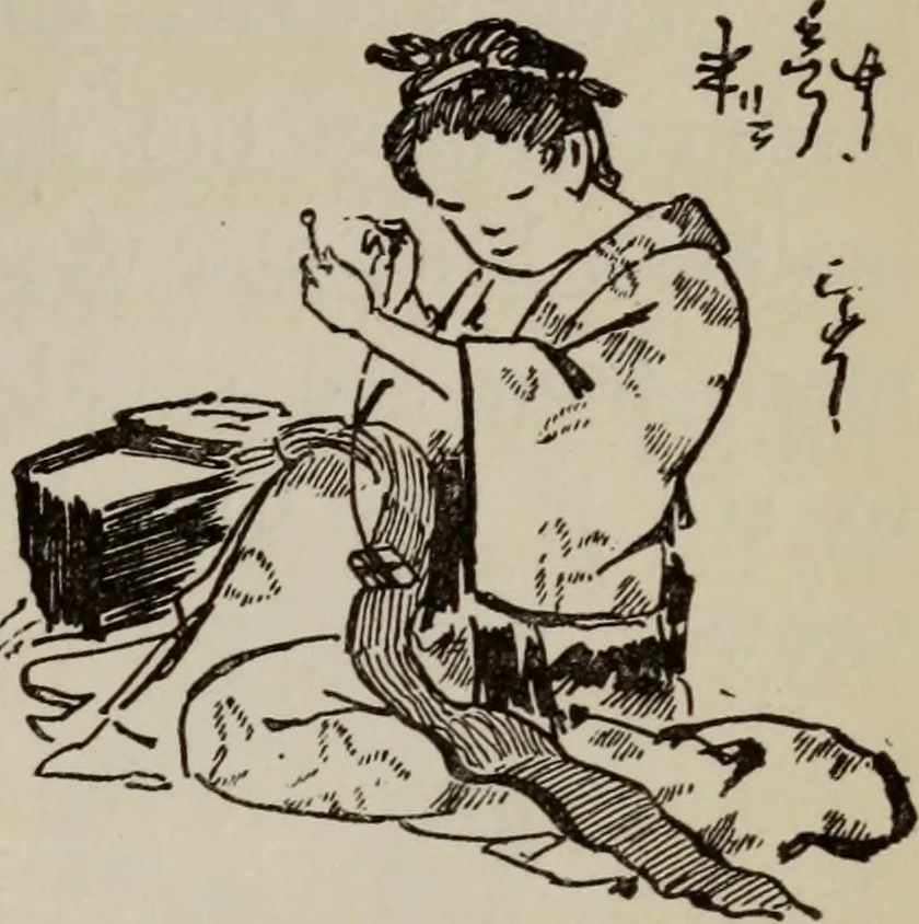 An illustration from All around a palette, 1878, leaf 118