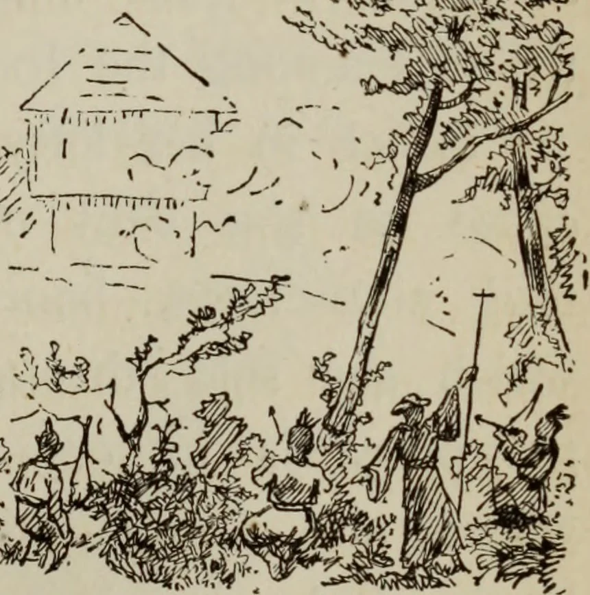 An illustration from All around a palette, 1878, leaf 132