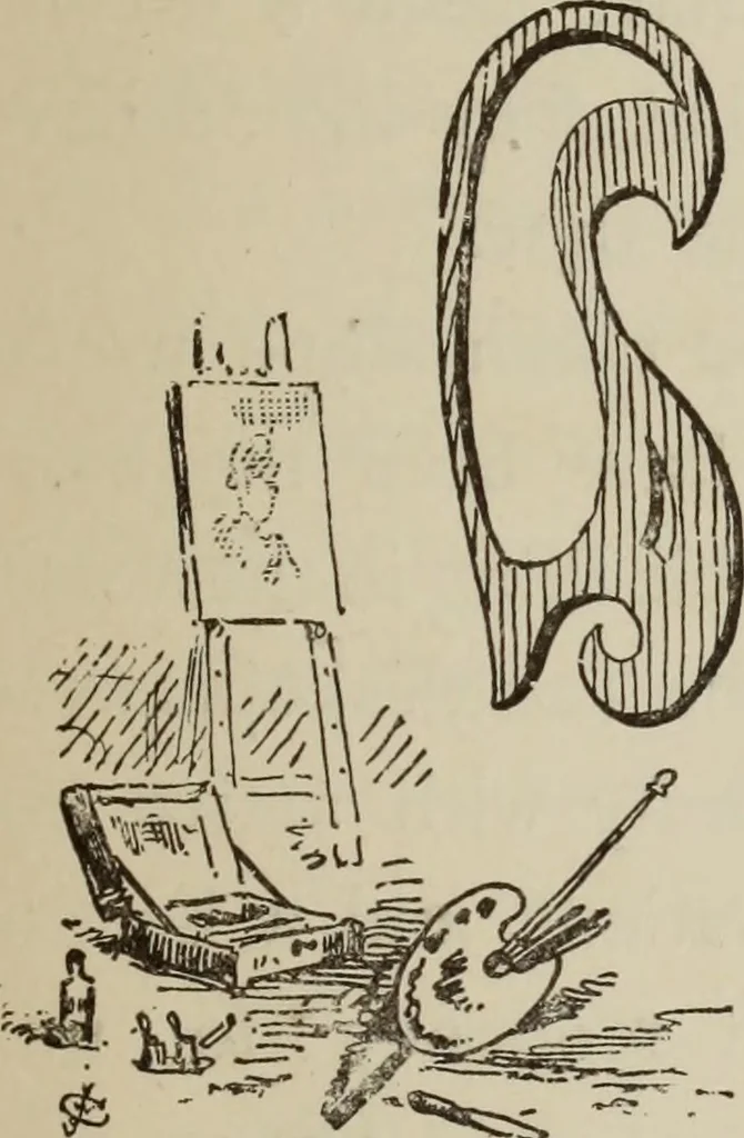An illustration from All around a palette, 1878, leaf 18