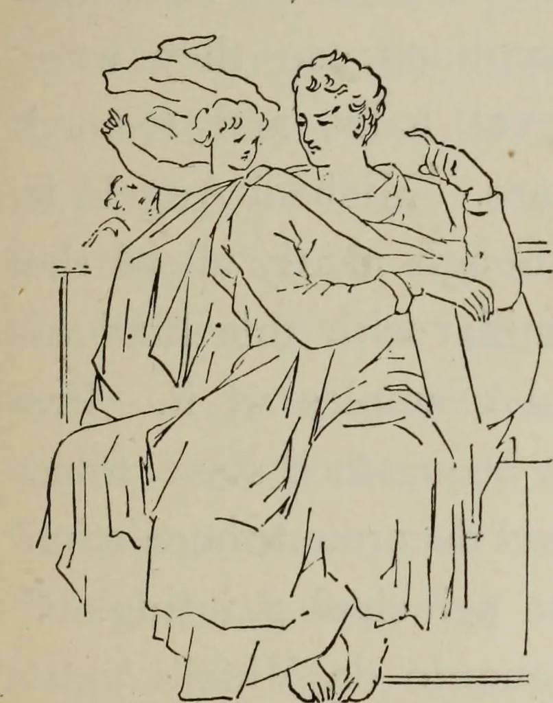 An illustration from All around a palette, 1878, leaf 216