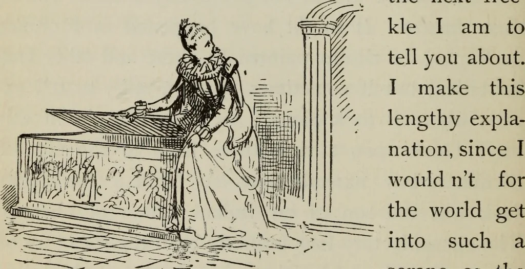 An illustration from All around a palette, 1878, leaf 219
